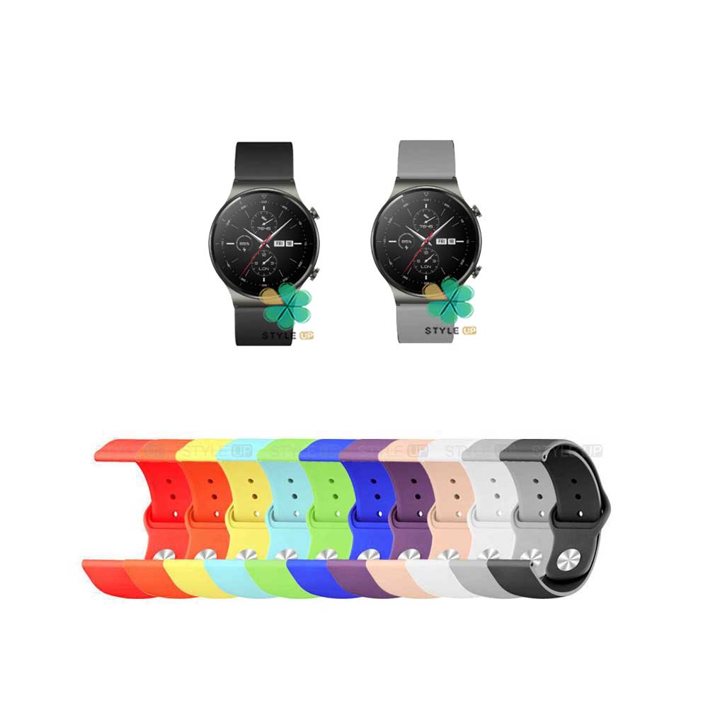 خرید بند سیلیکونی ساعت هواوی Huawei Watch GT 2 Pro مدل دکمه ای 