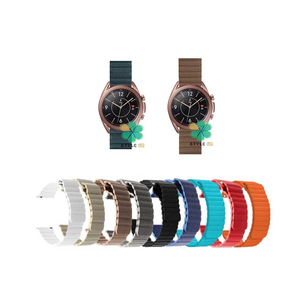خرید خرید بند چرمی ساعت سامسونگ Galaxy Watch 3 41mm مدل Leather Loop