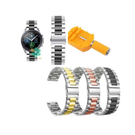 خرید بند ساعت سامسونگ Galaxy Watch 3 45mm مدل استیل دو رنگ