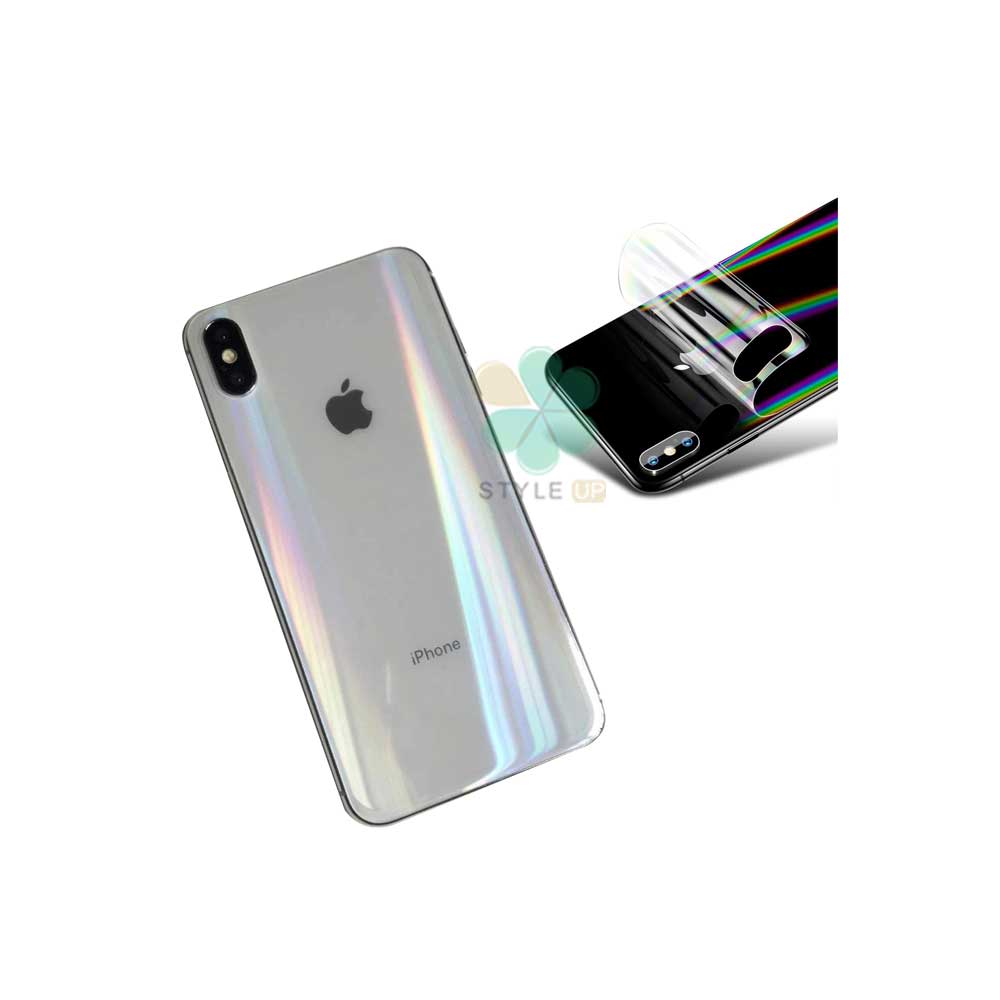 خرید برچسب نانو پشت گوشی ‌‌‌آیفون iPhone XS Max مدل رنگین کمان