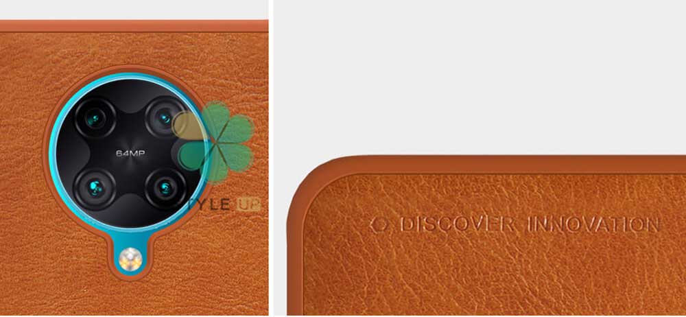 خرید کیف چرمی نیلکین گوشی شیائومی Xiaomi Poco F2 Pro مدل Qin