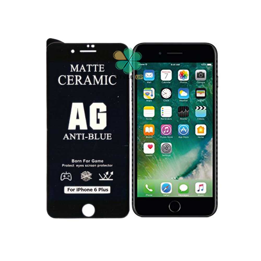 خرید گلس سرامیک مات گوشی اپل iPhone 6 Plus / 6s Plus مدل Antiblue