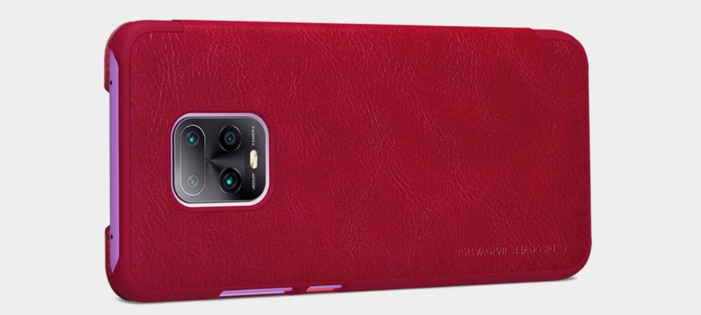 خرید کیف چرمی نیلکین گوشی شیائومی Xiaomi Redmi 10X Pro 5G مدل Qin