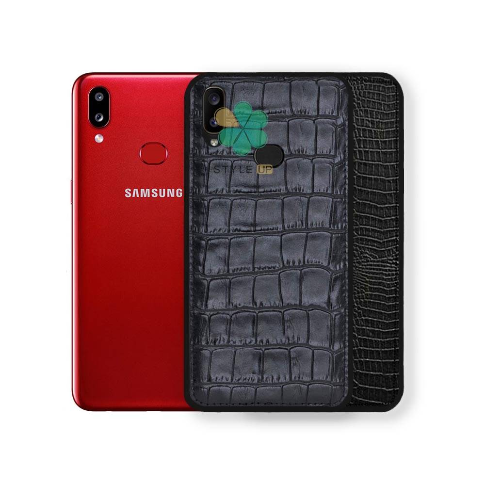 خرید قاب چرمی گوشی سامسونگ Samsung Galaxy A10s طرح Crocodile Skin