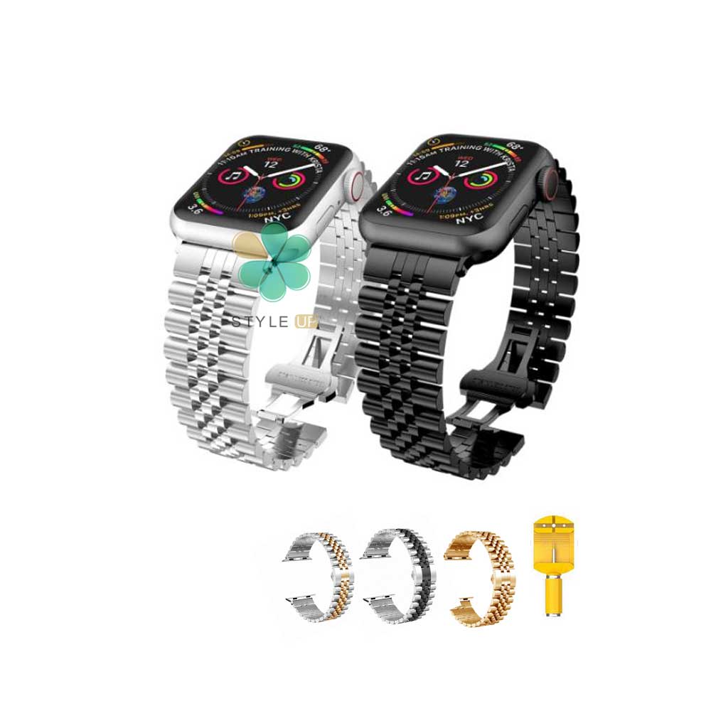 خرید بند فلزی ساعت اپل واچ Apple Watch 38/40mm مدل 5Rows