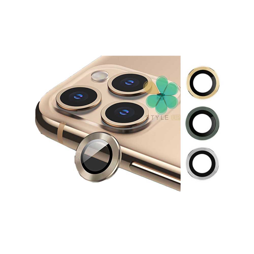 خرید گلس محافظ لنز دوربین گوشی اپل آیفون Apple iPhone 12 Pro Max مدل دور فلزی 