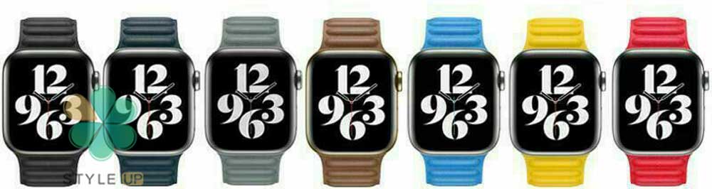 خرید بند ساعت هوشمند اپل واچ Apple Watch 38/40mm مدل Leather Link