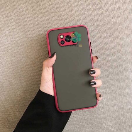 خرید قاب گوشی شیائومی Xiaomi Poco X3 مدل پشت مات محافظ لنزدار