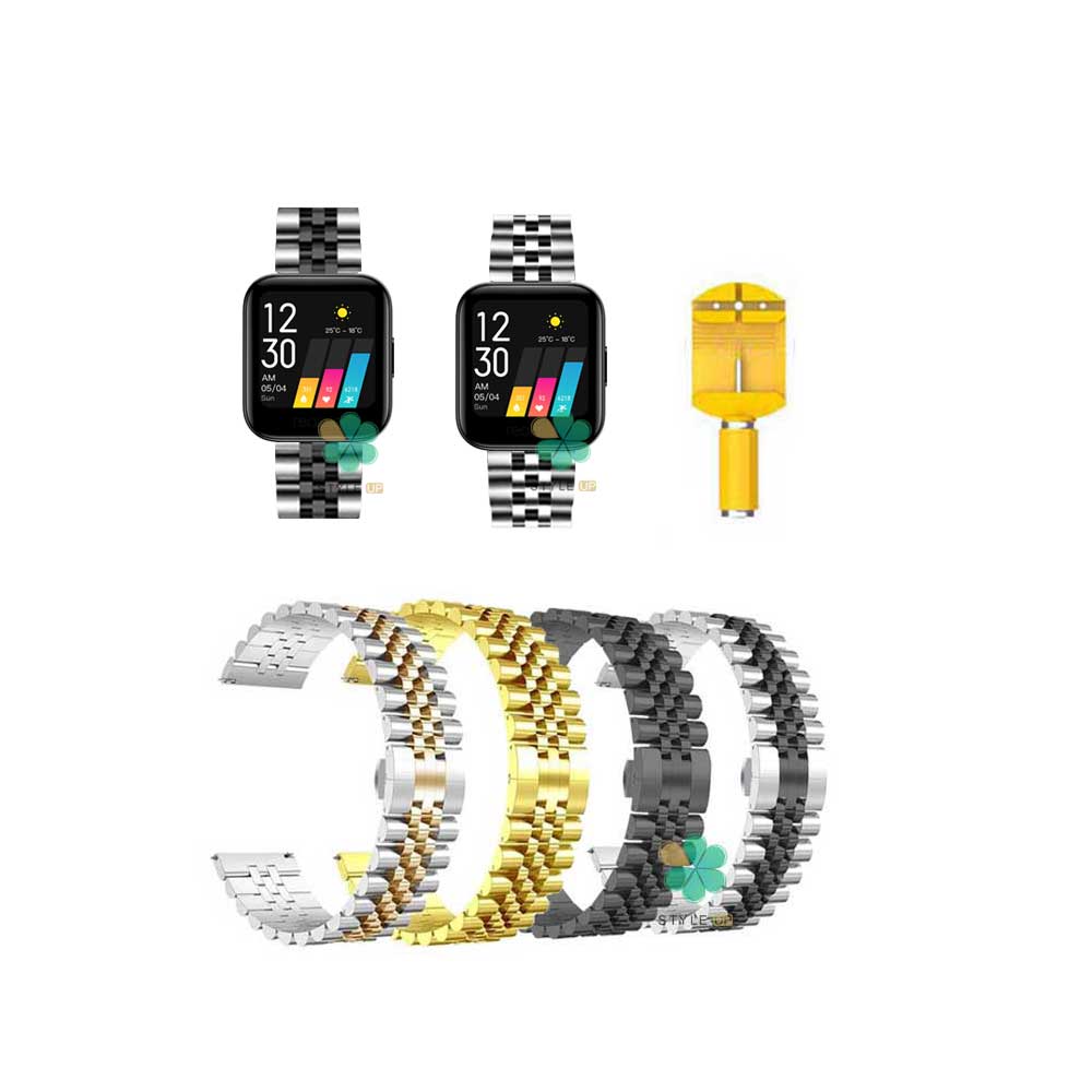 خرید بند فلزی ساعت ریلمی واچ Realme Watch مدل 5Rows