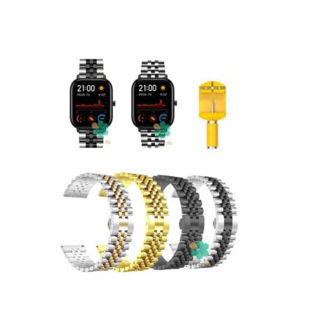 خرید بند فلزی ساعت شیائومی Xiaomi Amazfit GTS مدل 5Rows