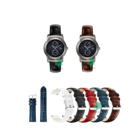 خرید بند چرمی ساعت ال جی LG Watch Urban Luxe طرح Alligator