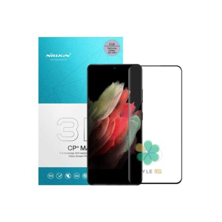 خرید گلس 3D نیلکین گوشی سامسونگ Galaxy S21 Ultra مدل CP+ Max