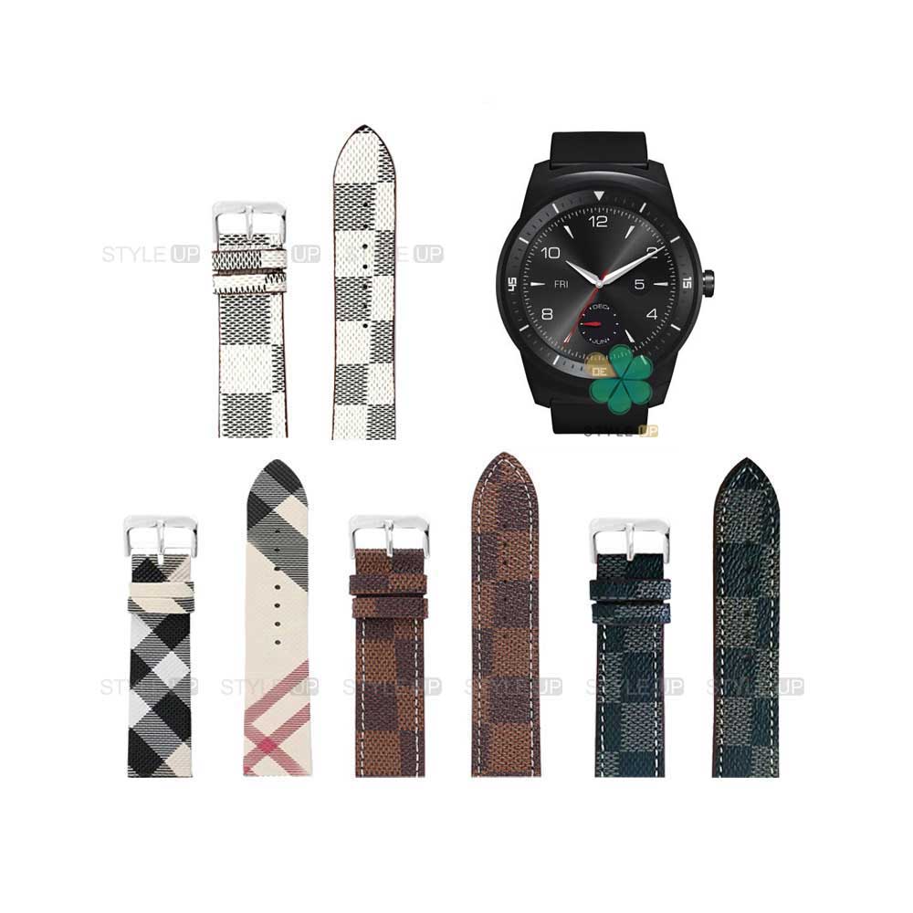 خرید بند ساعت ال جی LG G Watch R W110 طرح لویی ویتون