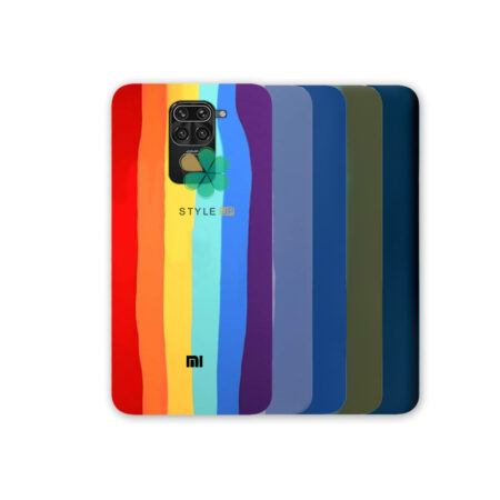 خرید قاب سیلیکونی گوشی شیائومی Xiaomi Redmi Note 9 مدل رنگین کمان
