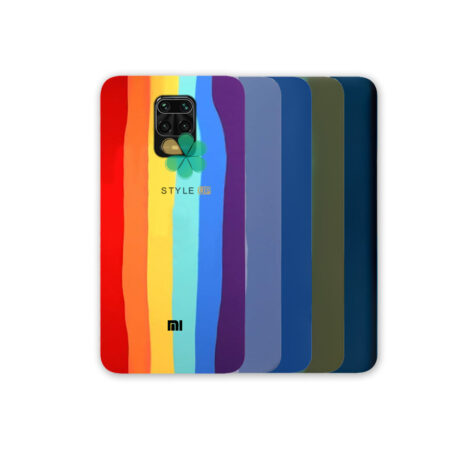 خرید قاب سیلیکونی گوشی شیائومی Redmi Note 9s / 9 Pro مدل رنگین کمان
