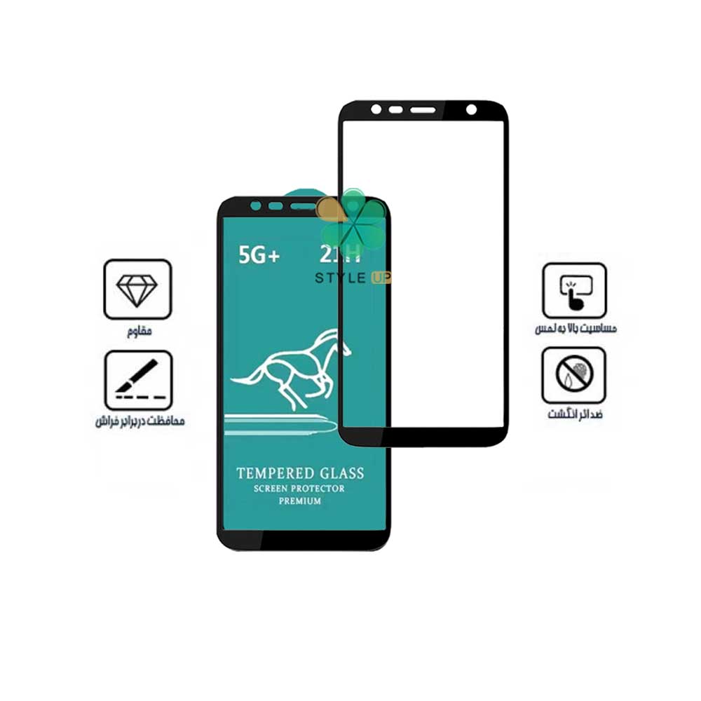 خرید گلس فول 5G+ گوشی سامسونگ Galaxy A6 2018 برند Swift Horse