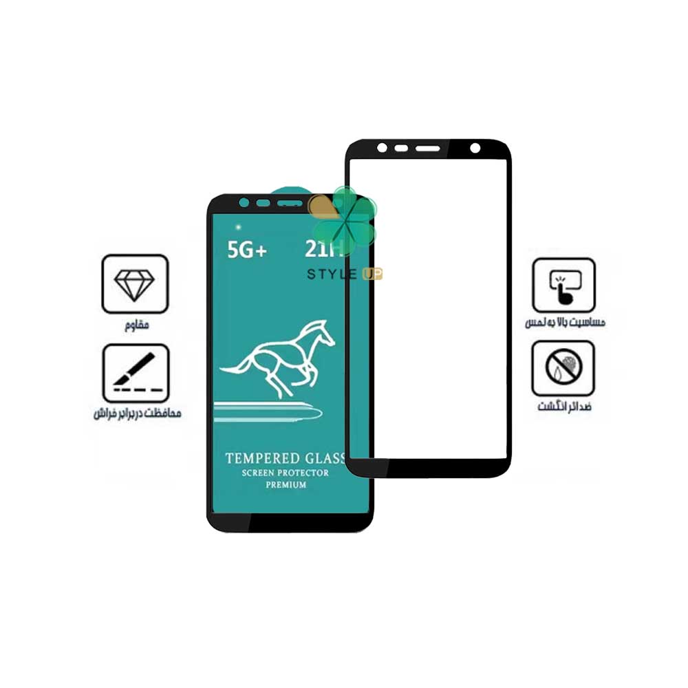 خرید گلس فول 5G+ گوشی سامسونگ Galaxy J6 Plus برند Swift Horse