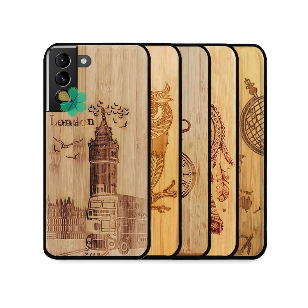 خرید قاب گوشی سامسونگ Samsung Galaxy S21 Plus 5G طرح چوب Bomboo
