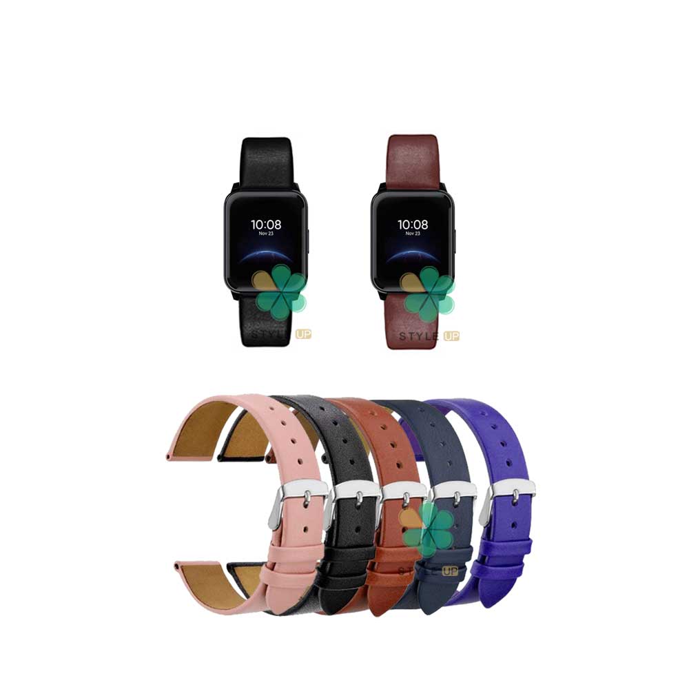 بند ساعت ریلمی واچ Realme Watch 2 مدل Fancy Leather 