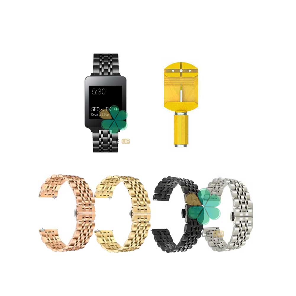 قیمت بند ساعت هوشمند ال جی LG G Watch W100 استیل رولکسی