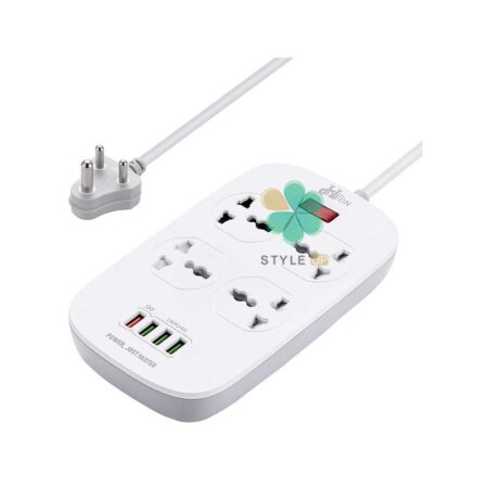 خرید چند راهی برق ال دینیو مدل Ldnio 4 Port 4 USB