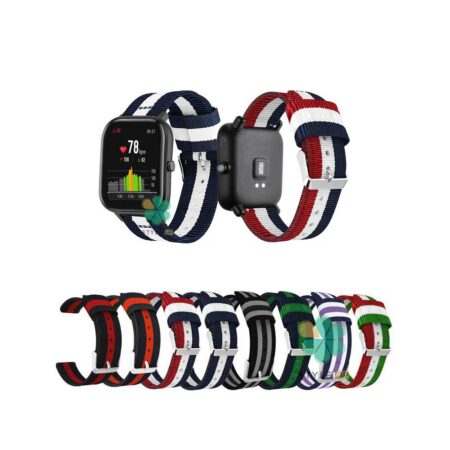 خرید بند ساعت هوشمند امازفیت Amazfit GTS 2 Mini مدل نایلونی