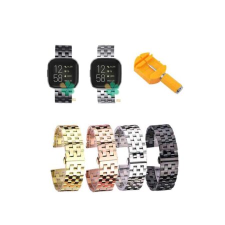 خرید بند ساعت هوشمند فیت بیت ورسا Fitbit Versa استیل 5Bead