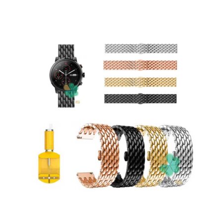 خرید بند ساعت شیائومی Amazfit Stratos Plus مدل فلزی طرح دراگون