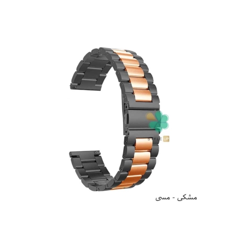 خرید بند ساعت ال جی LG G Watch R W110 مدل استیل دو رنگ مشکی مسی