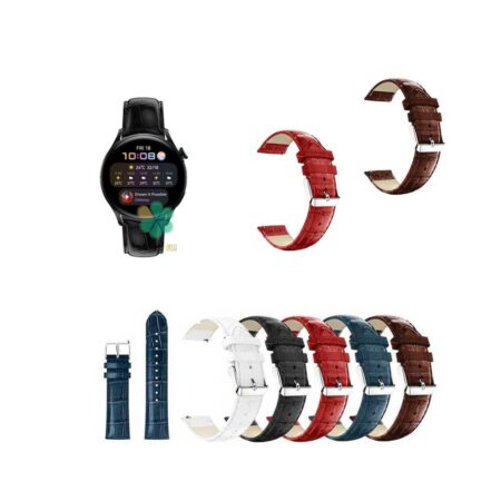 خرید بند چرمی ساعت هواوی واچ Huawei Watch 3 طرح Alligator
