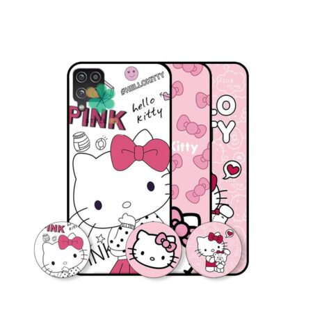 خرید قاب دخترانه گوشی سامسونگ Galaxy M42 5G طرح Hello Kitty