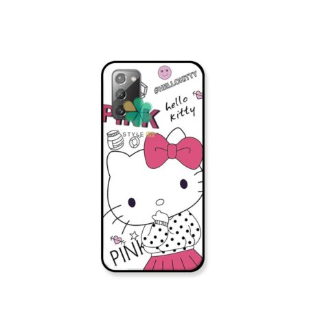 خرید قاب دخترانه گوشی سامسونگ Samsung Galaxy Note 20 طرح Hello Kitty