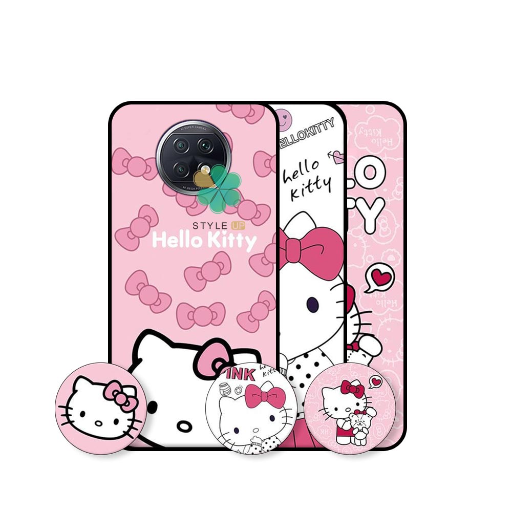 خرید قاب دخترانه گوشی شیائومی Redmi Note 9T 5G طرح Hello Kitty