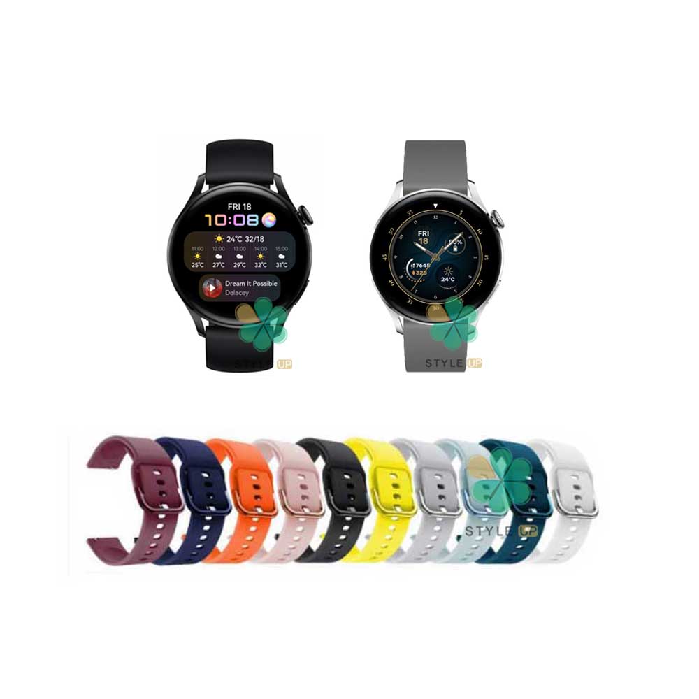 خرید بند ساعت هواوی واچ Huawei Watch 3 مدل سیلیکونی نرم