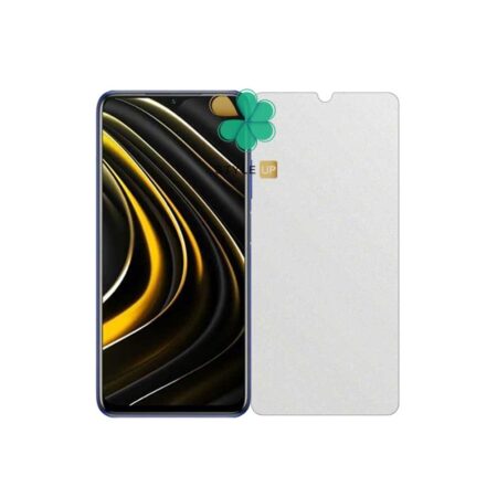 خرید گلس بدون حاشیه سرامیکی گوشی شیائومی Xiaomi Poco M3 مدل مات