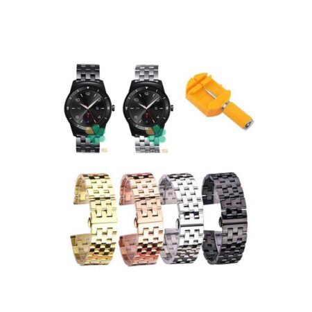 قیمت بند ساعت هوشمند ال جی LG G Watch R W110 استیل 5Bead