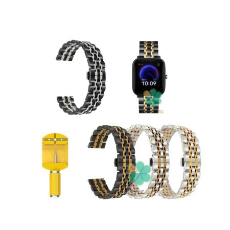 خرید بند استیل ساعت شیائومی Xiaomi Amazfit Bip U Pro مدل Rolex