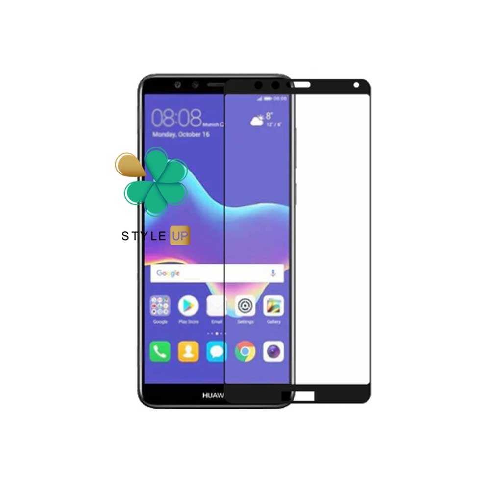 خرید گلس تمام صفحه گوشی هواوی Huawei Y9 2018 مدل 10D Pro 