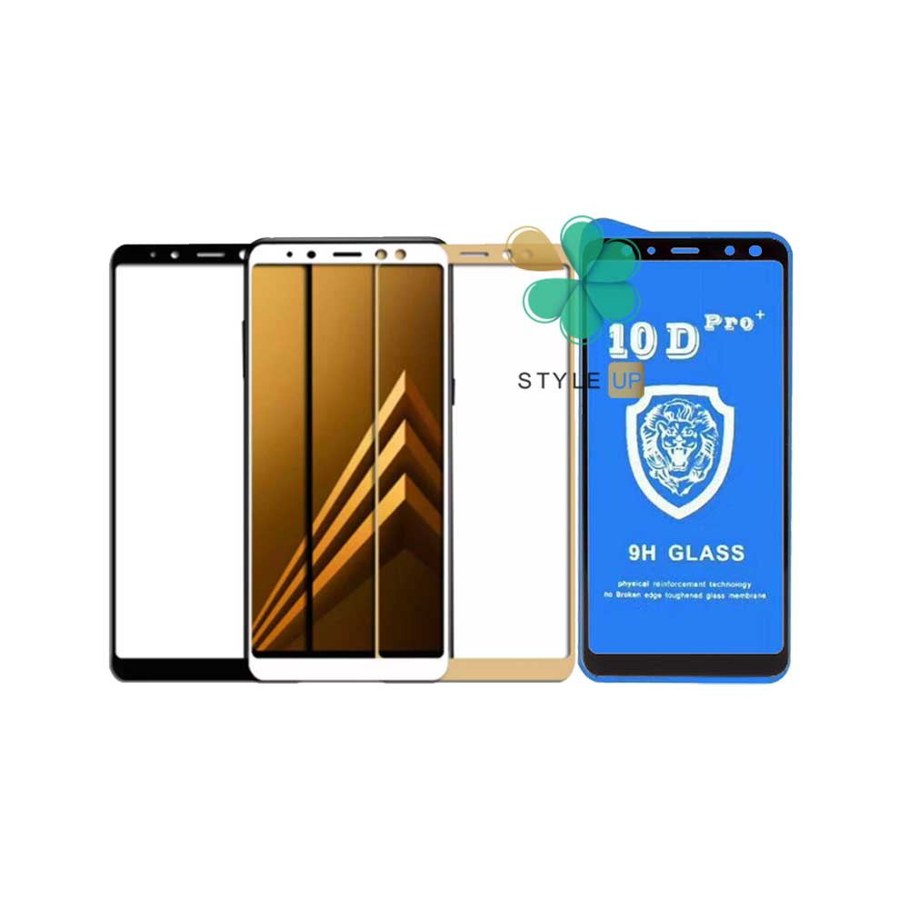 قیمت گلس تمام صفحه گوشی سامسونگ Galaxy A8 Plus 2018 مدل 10D Pro