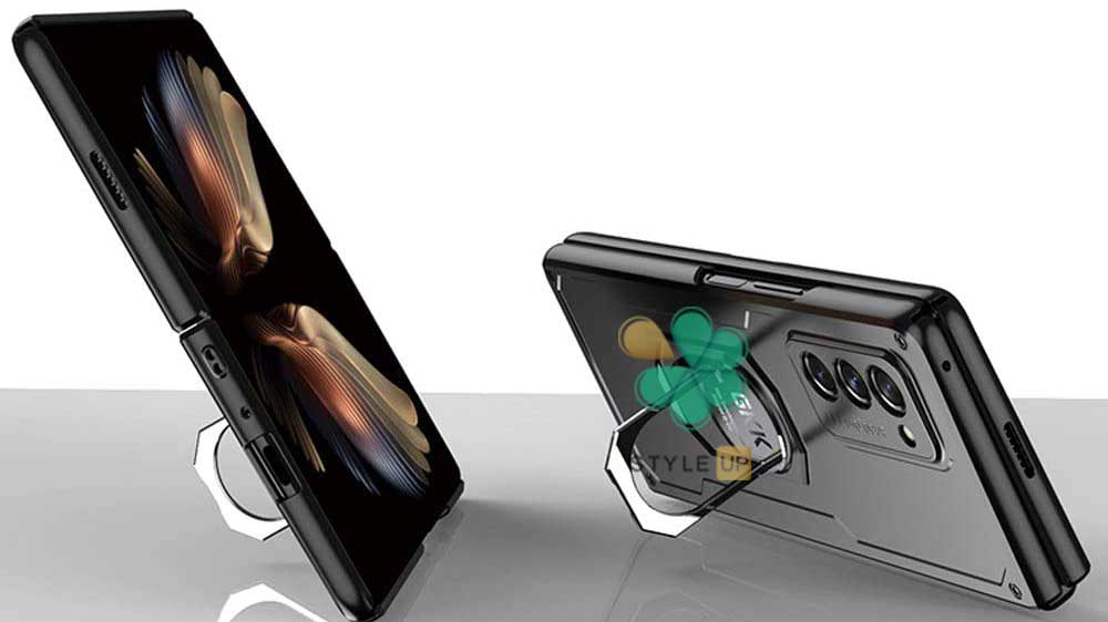 خرید قاب ضد ضربه هولدر دار گوشی سامسونگ Samsung Z fold 2 5G برند GKK