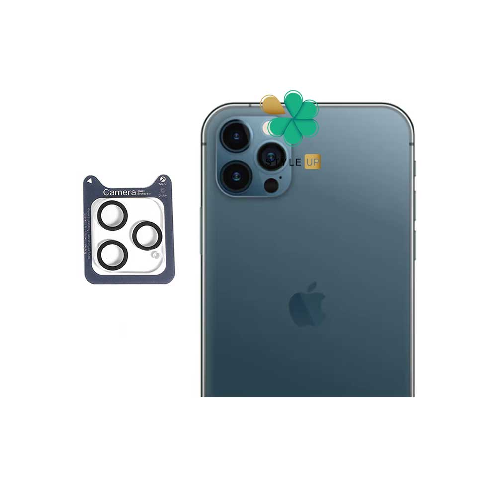 خرید گلس محافظ لنز دوربین گوشی اپل آیفون iPhone 12 Pro برند Lanbi