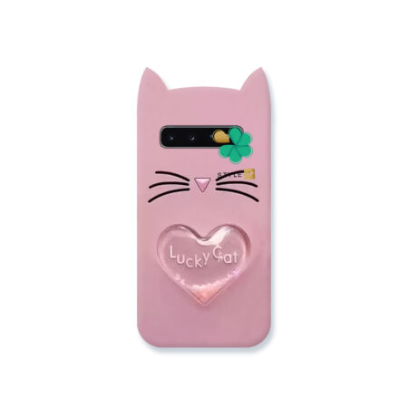 خرید کاور آکواریومی گوشی سامسونگ Galaxy S10 طرح Lucky Cat