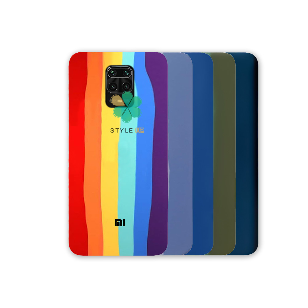 خرید قاب سیلیکونی گوشی شیائومی Xiaomi Poco M2 Pro مدل رنگین کمان