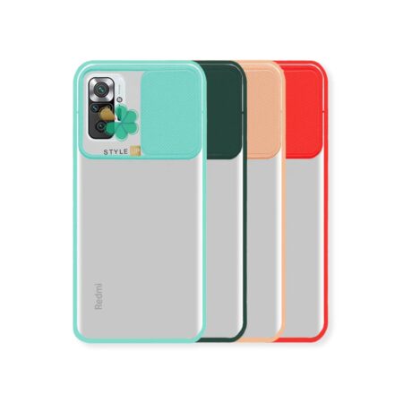 خرید قاب گوشی شیائومی Redmi Note 10 Pro مدل پشت مات کم شیلد رنگی
