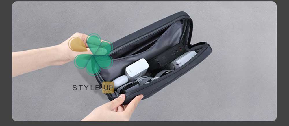 خرید کیف دستی ضد آب بیسوس مدل Baseus Basics Series Digital LBJN-D0G سایز کوچک
