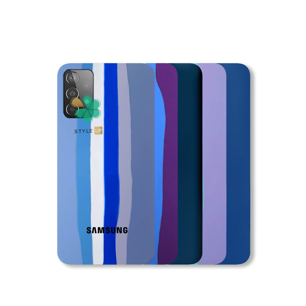 خرید قاب سیلیکونی گوشی سامسونگ Samsung Galaxy A32 4G مدل رنگین کمان