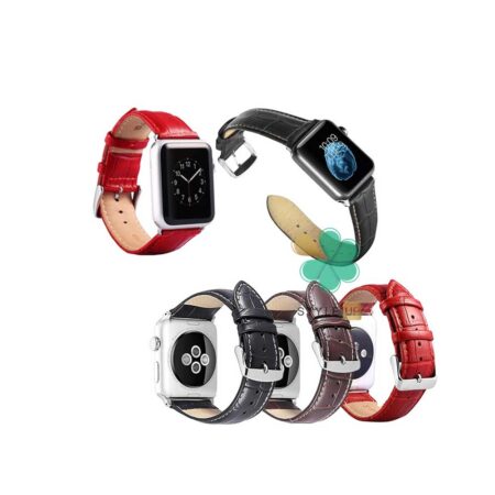 قیمت بند چرمی ساعت اپل واچ Apple Watch 45/49mm طرح Alligator