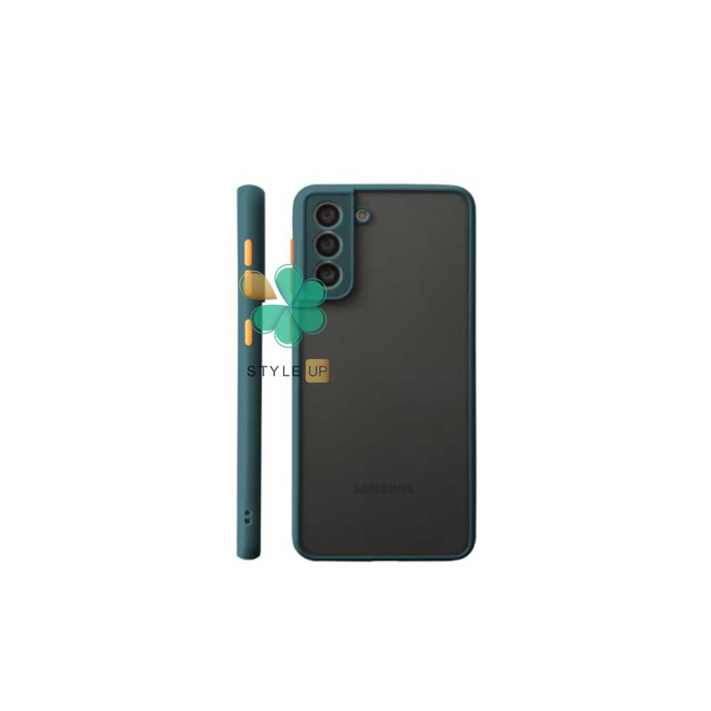 خرید قاب گوشی سامسونگ Galaxy S21 FE 5G مدل پشت مات محافظ لنزدار