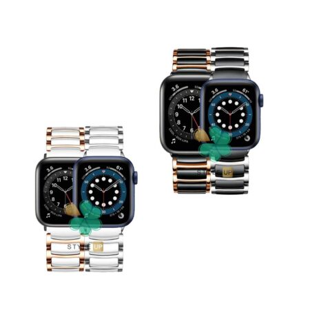 قیمت بند ساعت اپل واچ Apple Watch 45/49mm مدل سرامیکی Monowear
