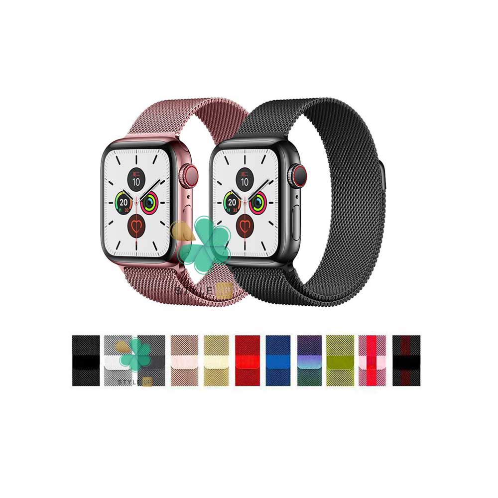 خرید بند استیل ساعت اپل واچ Apple Watch 45/49mm مدل New Milanese